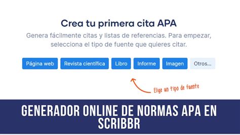 cita formato apa online|Formato APA con el Generador APA de Scribbr